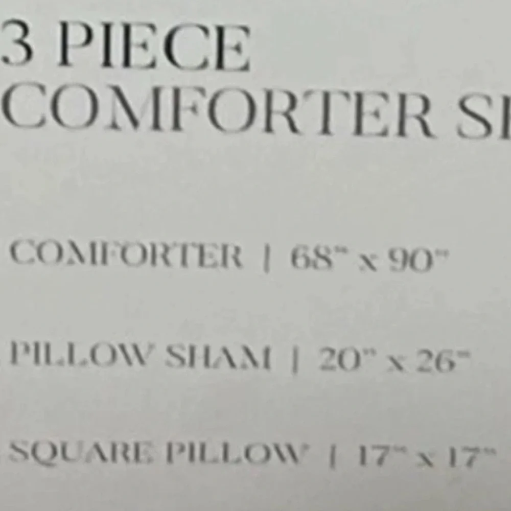 Dream Stories Matcha Green Twin/Twin XL Comforter Set New 3 Pieces 68”x90”